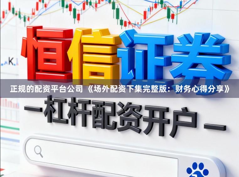 正规的配资平台公司 《场外配资下集完整版：财务心得分享》