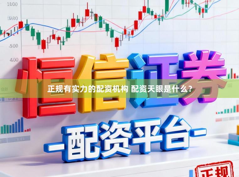 正规有实力的配资机构 配资天眼是什么?